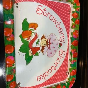Strawberry Shortcake metal tray